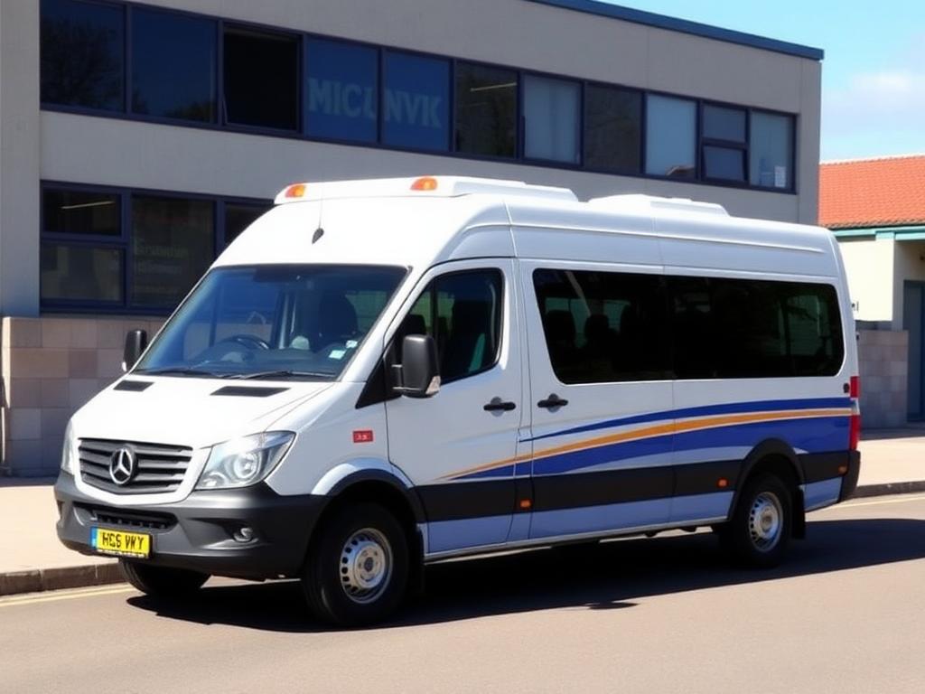 School transport minibus